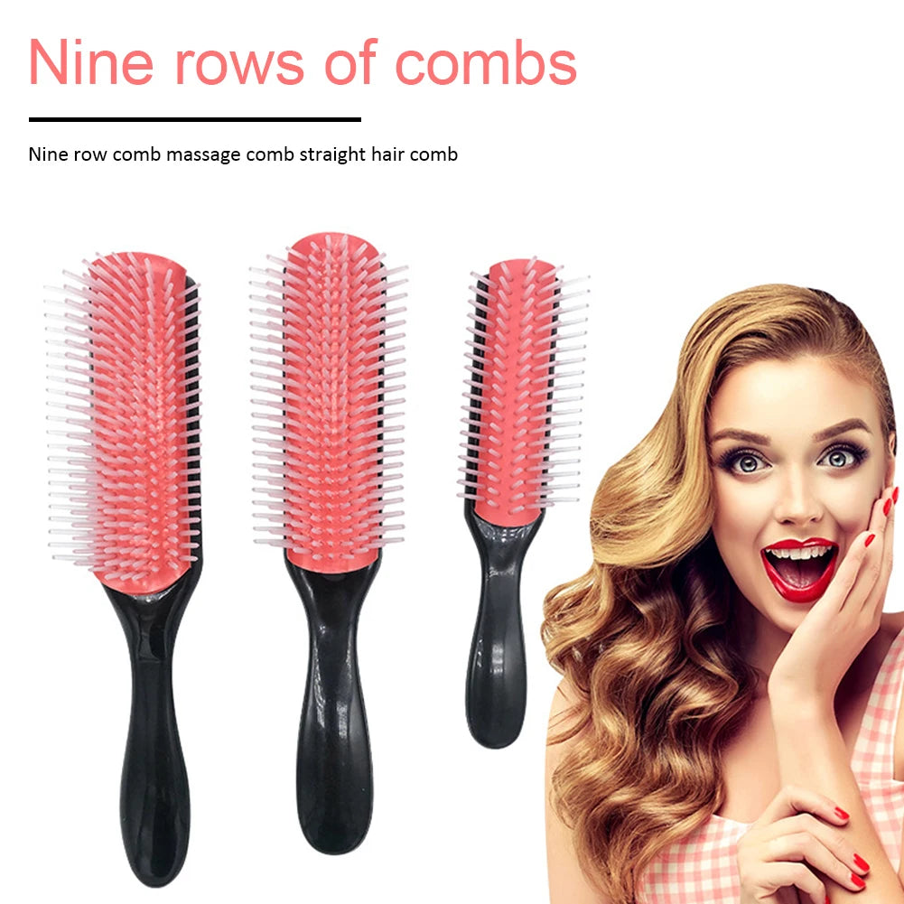Salon Detangling Brush for Curly Hair Non-slip Hair Brush Scalp Massage Brushes Professional Salon Styling Tool