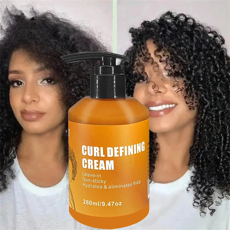 GZE CURL DEFINING CREAM with Argan Oil for Wavy and Curly Hair to define natural hair, reduce frizz and retain moisture flawlessly