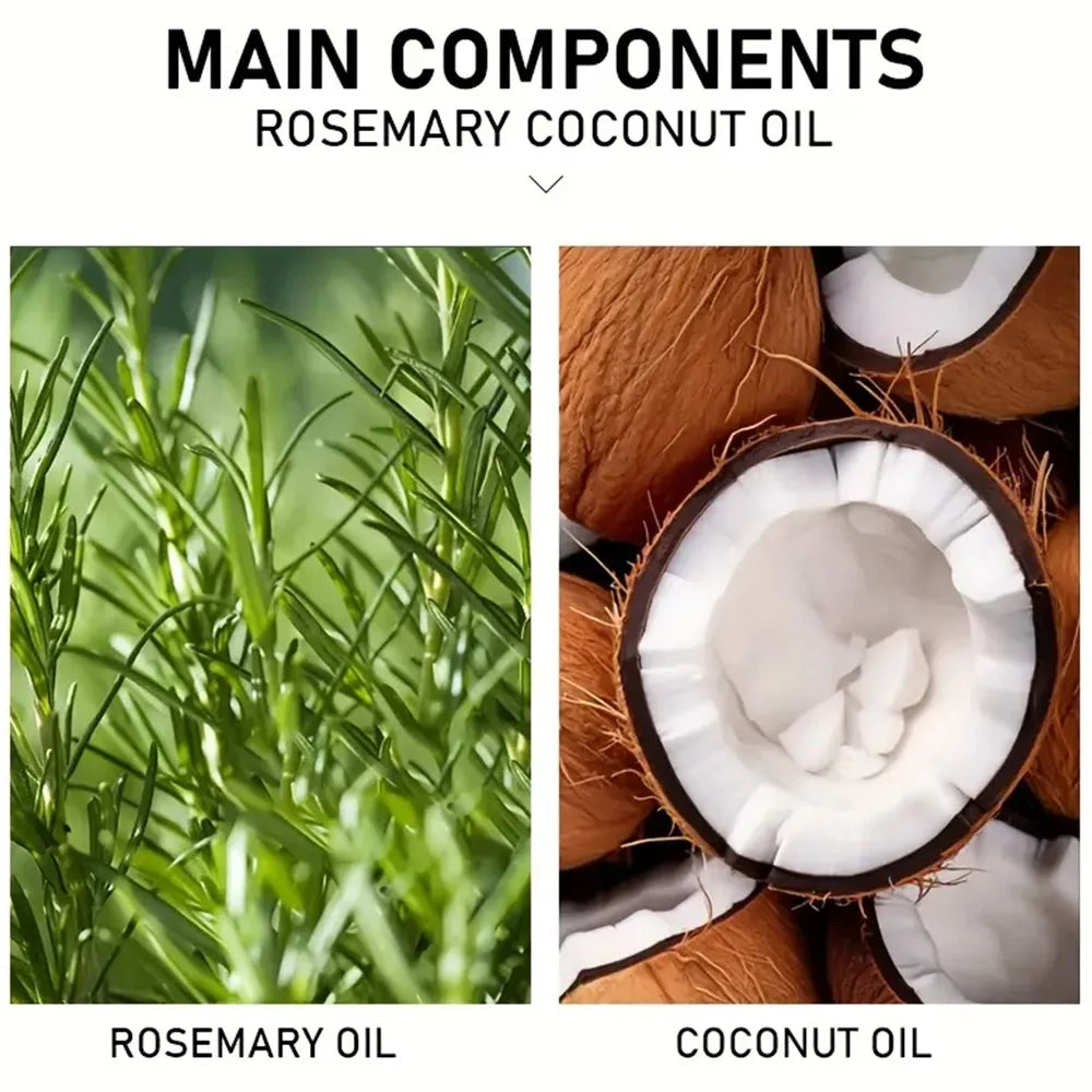 YOUNGCOM Rosemary Mint Strengthening Hair Conditioner- Detangling & Hydrating Conditioner melts tangles and pops curls