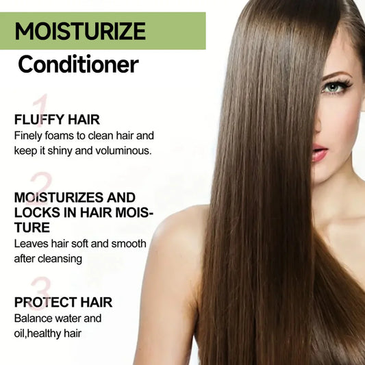YOUNGCOM Rosemary Mint Strengthening Hair Conditioner- Detangling & Hydrating Conditioner melts tangles and pops curls