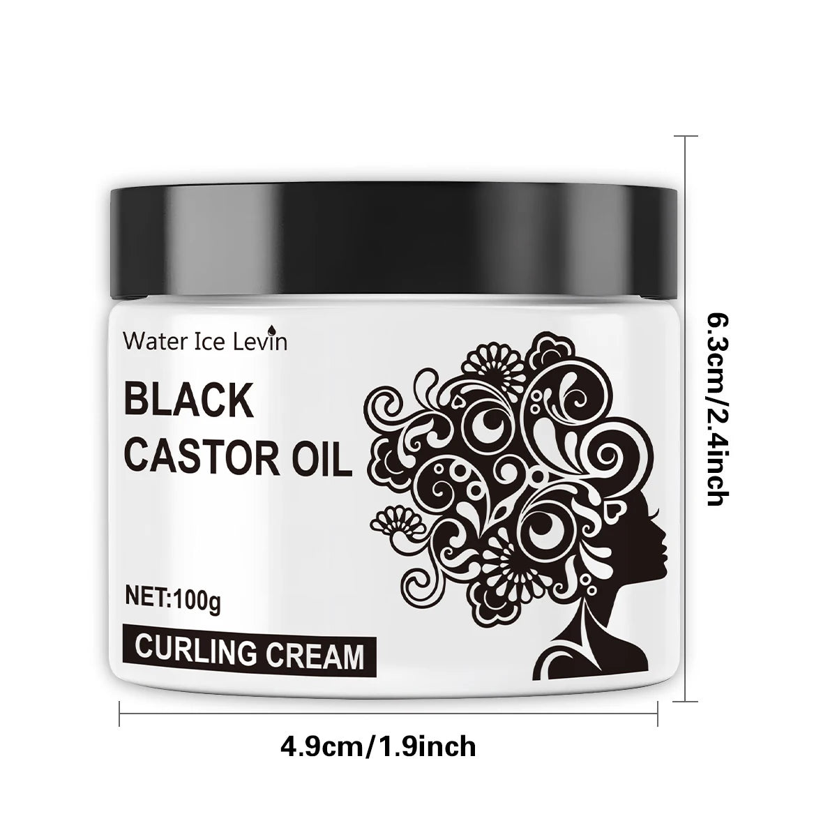 Black Castor Oil Curly Elastic Cream