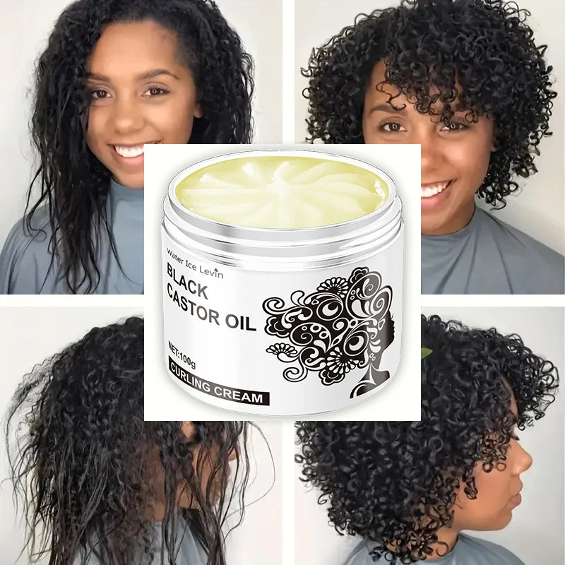 Black Castor Oil Curly Elastic Cream