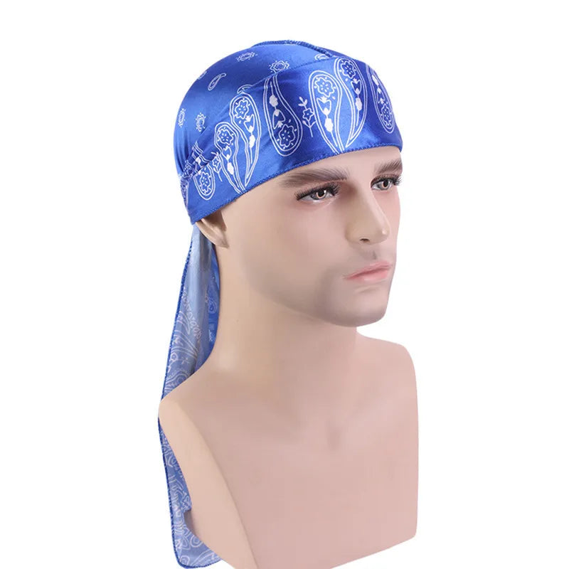 Paisley Print Silk Durag