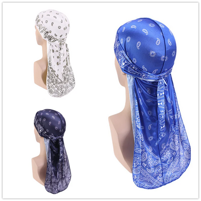 Paisley Print Silk Durag