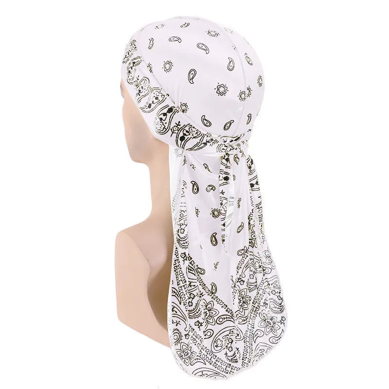 Paisley Print Silk Durag
