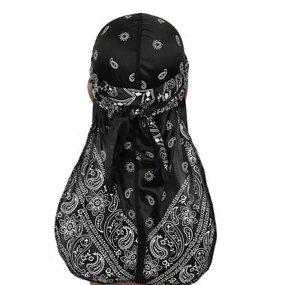 Paisley Print Silk Durag