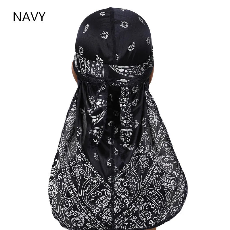 Paisley Print Silk Durag