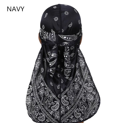 Paisley Print Silk Durag