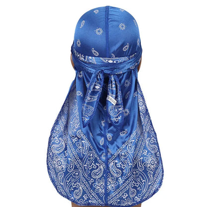 Paisley Print Silk Durag