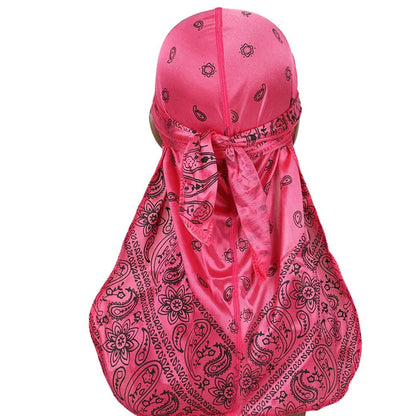 Paisley Print Silk Durag