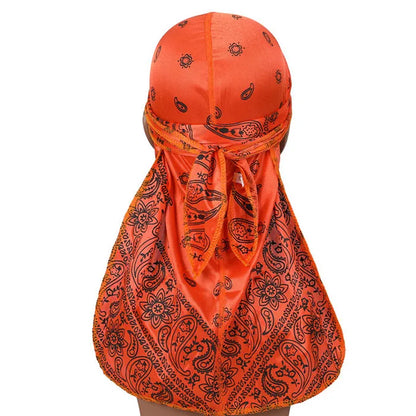 Paisley Print Silk Durag