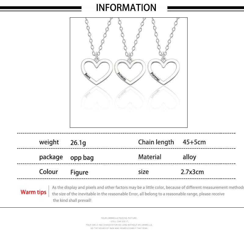 Couple/Best Friend Necklaces (Yin-Yang, Heart, etc)
