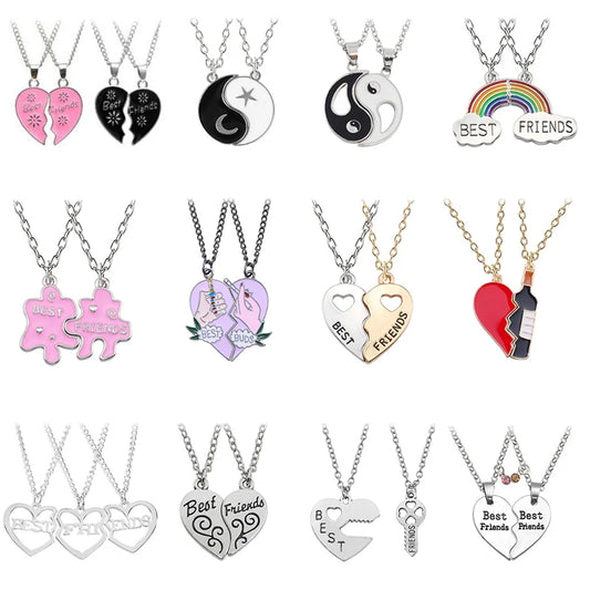 Couple/Best Friend Necklaces (Yin-Yang, Heart, etc)