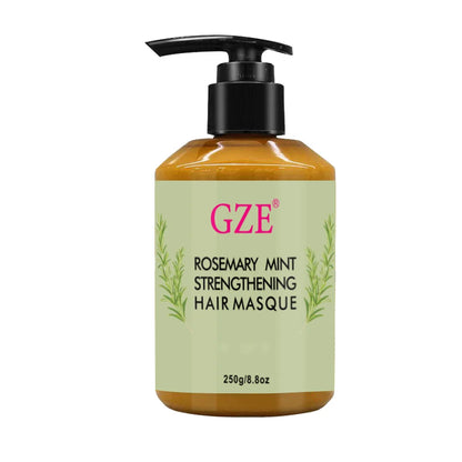 GZE Rosemary Mint Strong Hair Masque Hair Mask Conditioner Hair Care Pepper Mint Enhanced Deep Moisturizing