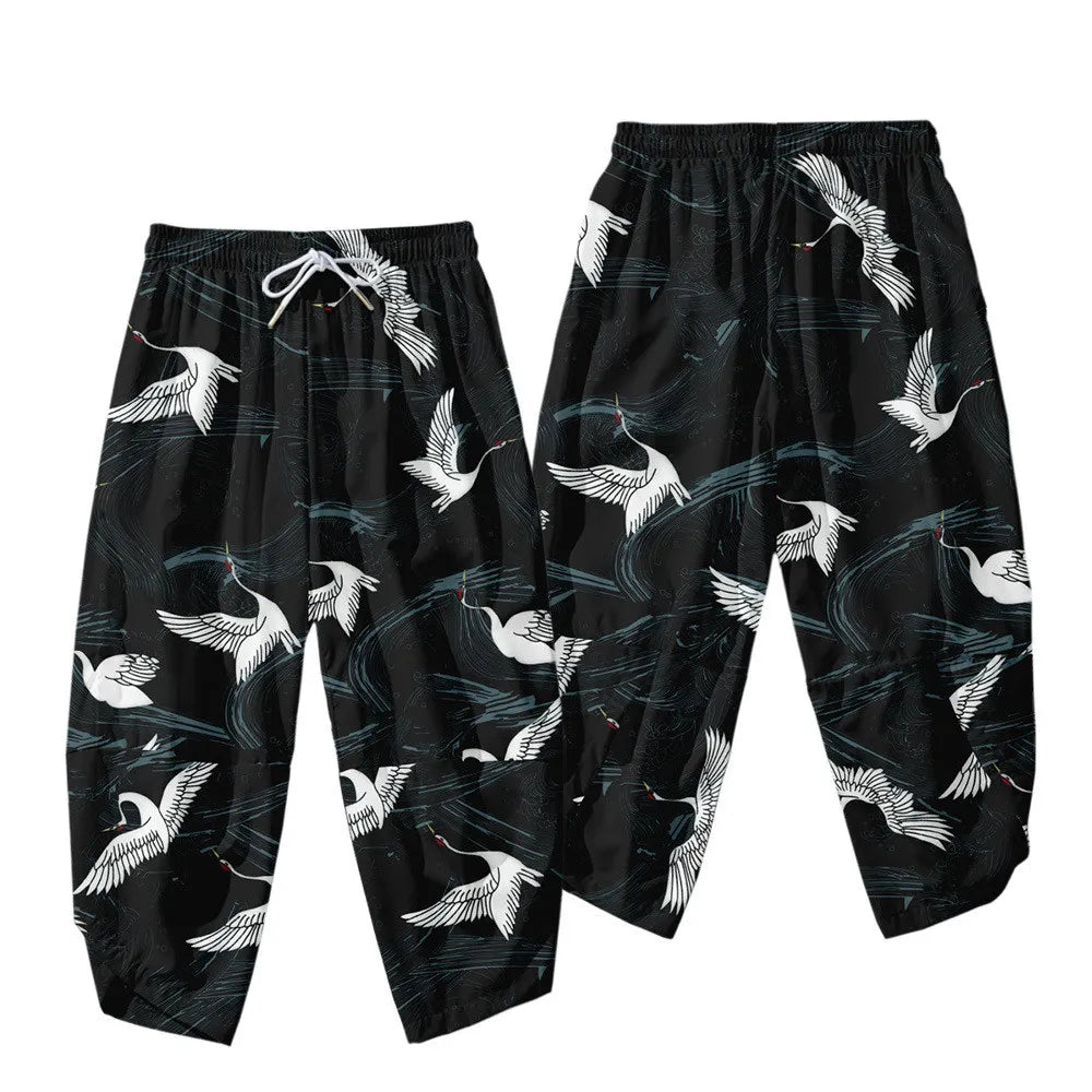 Kuro-Kimono Print Print Buddha Stones (Kimono Top not included)