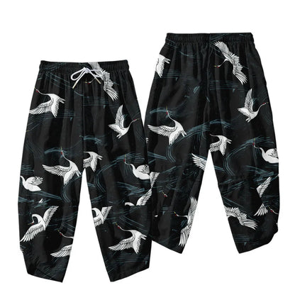 Kuro-Kimono Print Print Buddha Stones (Kimono Top not included)