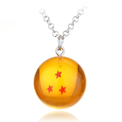 Dragon Ball Z Anime Dragon Ball 1-7 Star Necklace Chain Pendants Jewelry Accessories