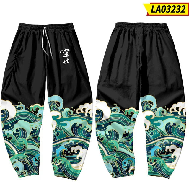 Kanagawa Wave/Dragon Sweats