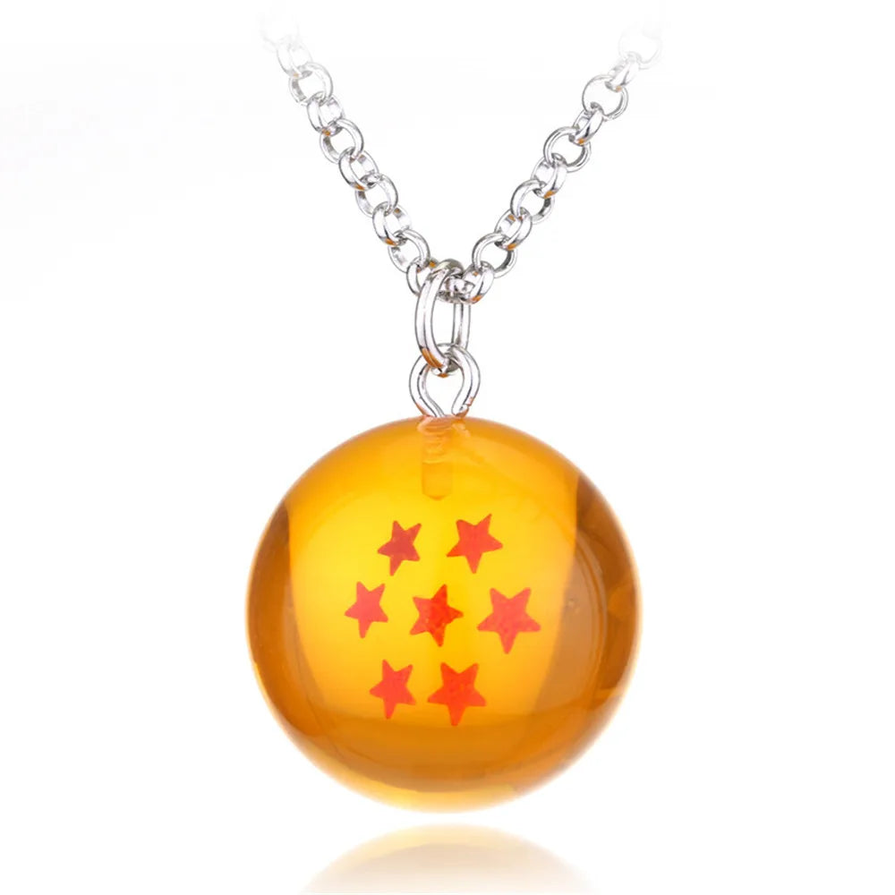 Dragon Ball Z Anime Dragon Ball 1-7 Star Necklace Chain Pendants Jewelry Accessories