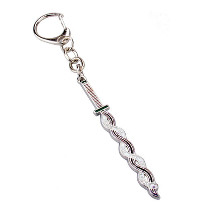 Anime Demon Slayer Kimetsu no Yaiba Keychain Anime Cosplay Sword Key Chains Metal Pendant Keyring llaveros Accessories Gifts