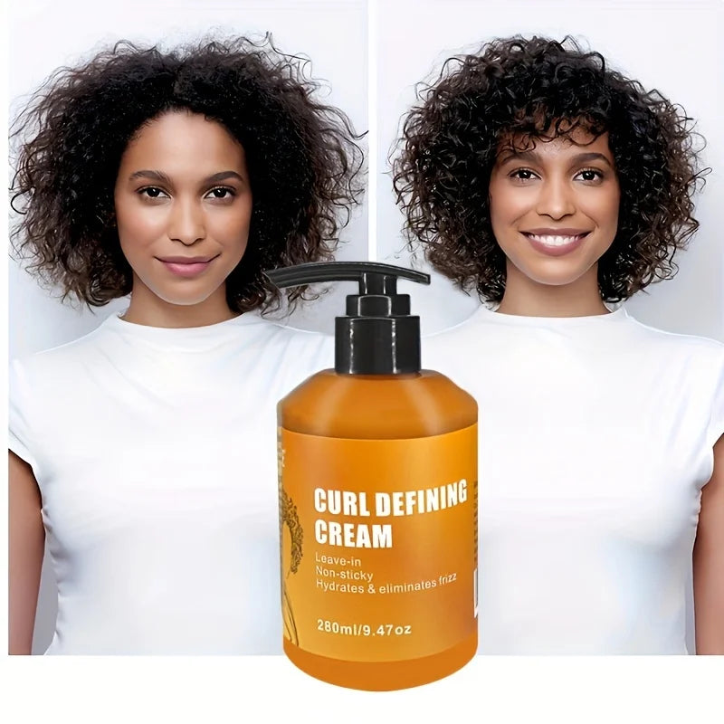 GZE CURL DEFINING CREAM with Argan Oil for Wavy and Curly Hair to define natural hair, reduce frizz and retain moisture flawlessly