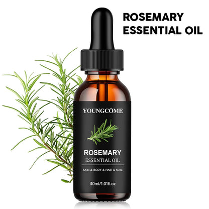 Rosemary Mint Essential Oil for Hair Growth - Natural Hair Film Treatment to Strengthen & Thicken Hair 2025 New Formula 1/2set