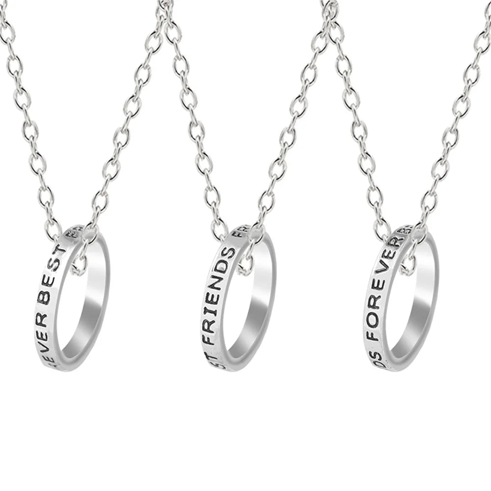 Love/Friendship Pendant Necklace 2 Pcs/ Set Rainbow Broken Heart BFF Good Friends Friendship Jewelry