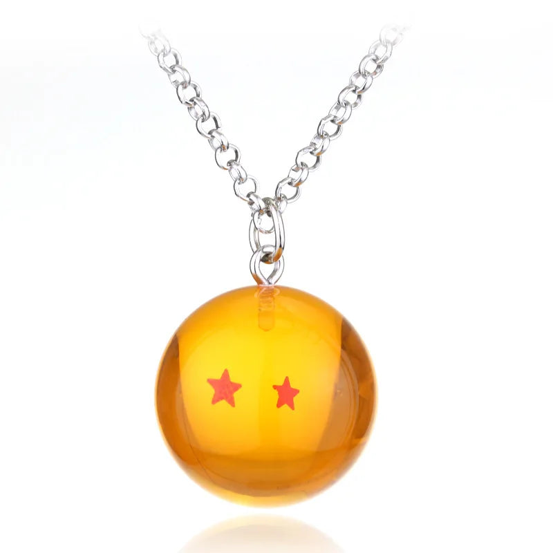 Dragon Ball Z Anime Dragon Ball 1-7 Star Necklace Chain Pendants Jewelry Accessories