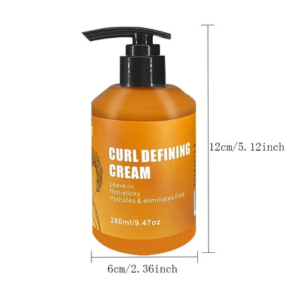 GZE CURL DEFINING CREAM with Argan Oil for Wavy and Curly Hair to define natural hair, reduce frizz and retain moisture flawlessly