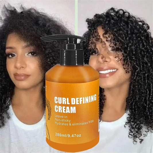 GZE CURL DEFINING CREAM with Argan Oil for Wavy and Curly Hair to define natural hair, reduce frizz and retain moisture flawlessly