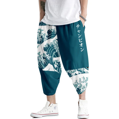 Kuro-Kimono Print Print Buddha Stones (Kimono Top not included)