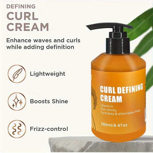 GZE CURL DEFINING CREAM with Argan Oil for Wavy and Curly Hair to define natural hair, reduce frizz and retain moisture flawlessly