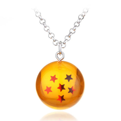 Dragon Ball Z Anime Dragon Ball 1-7 Star Necklace Chain Pendants Jewelry Accessories