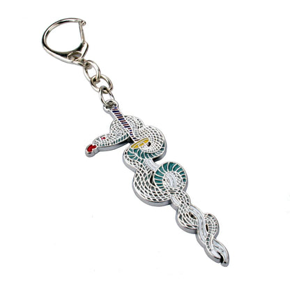 Anime Demon Slayer Kimetsu no Yaiba Keychain Anime Cosplay Sword Key Chains Metal Pendant Keyring llaveros Accessories Gifts