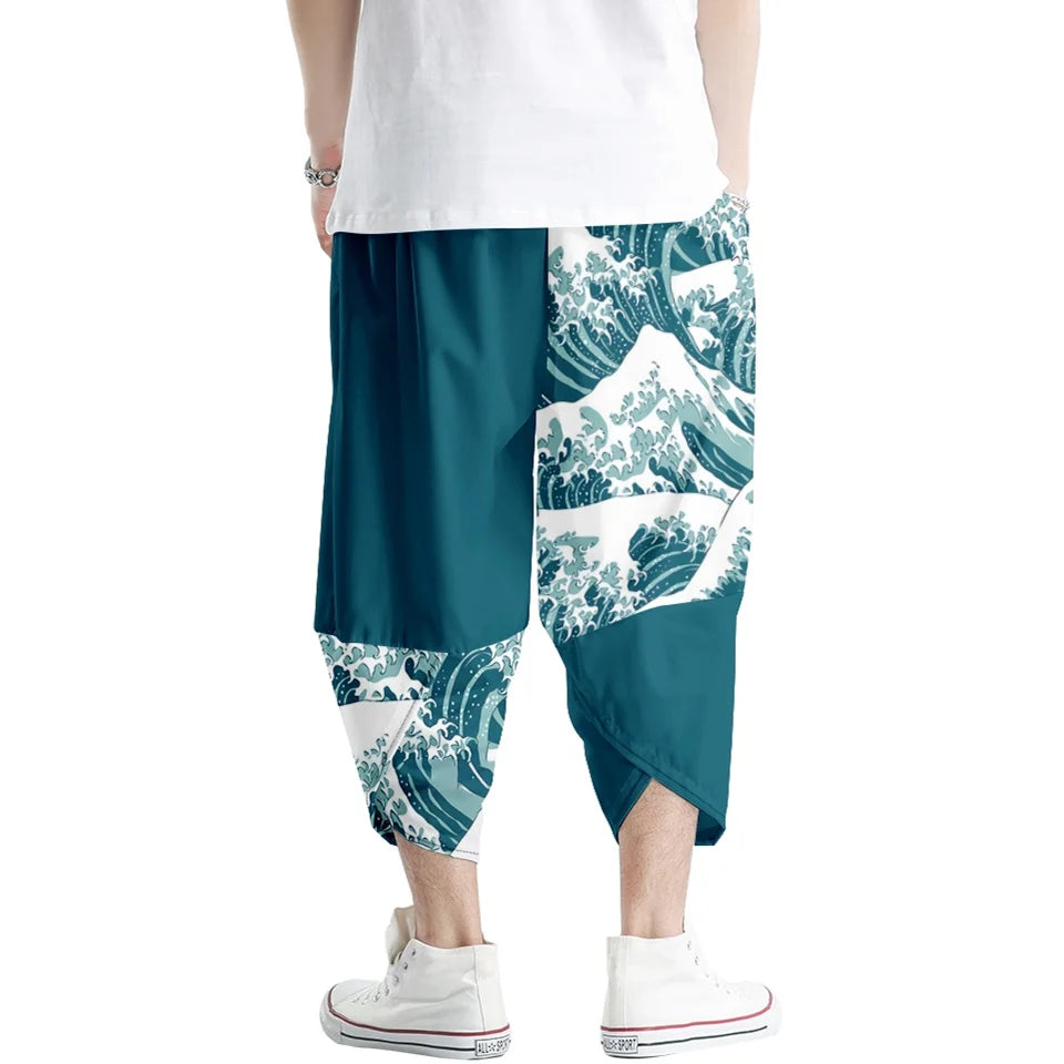 Kuro-Kimono Print Print Buddha Stones (Kimono Top not included)