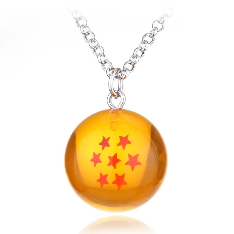 Dragon Ball Z Anime Dragon Ball 1-7 Star Necklace Chain Pendants Jewelry Accessories