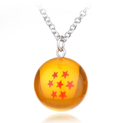 Dragon Ball Z Anime Dragon Ball 1-7 Star Necklace Chain Pendants Jewelry Accessories