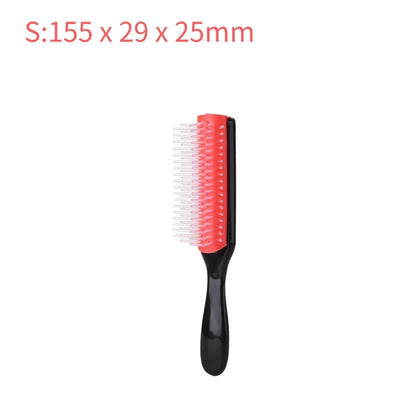 1PC 9 Rows Combs Wet Brush