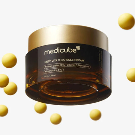 MEDICUBE DEEP VITA C CAPSULE CREAM for skin like korean glass