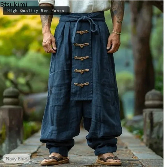 Azure Drift Harem Pants