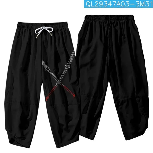 Kuro-Kimono Print Print Buddha Stones (Kimono Top not included)