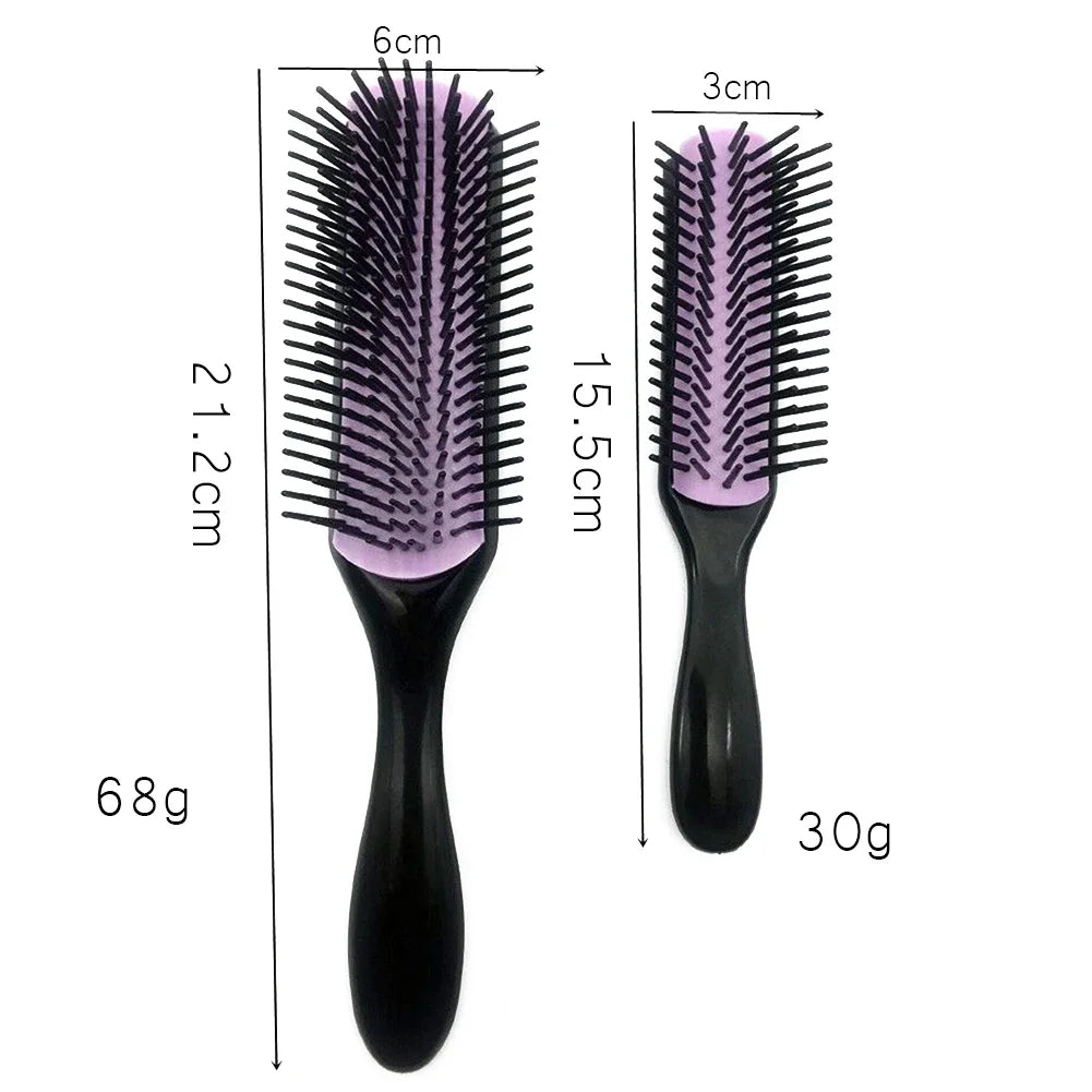 1PC 9 Rows Combs Wet Brush