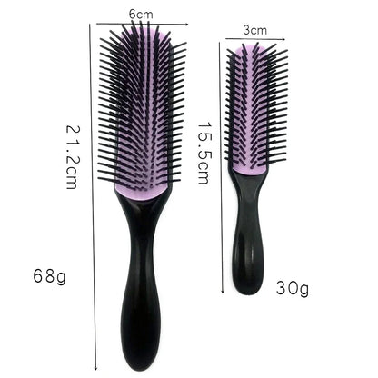 1PC 9 Rows Combs Wet Brush