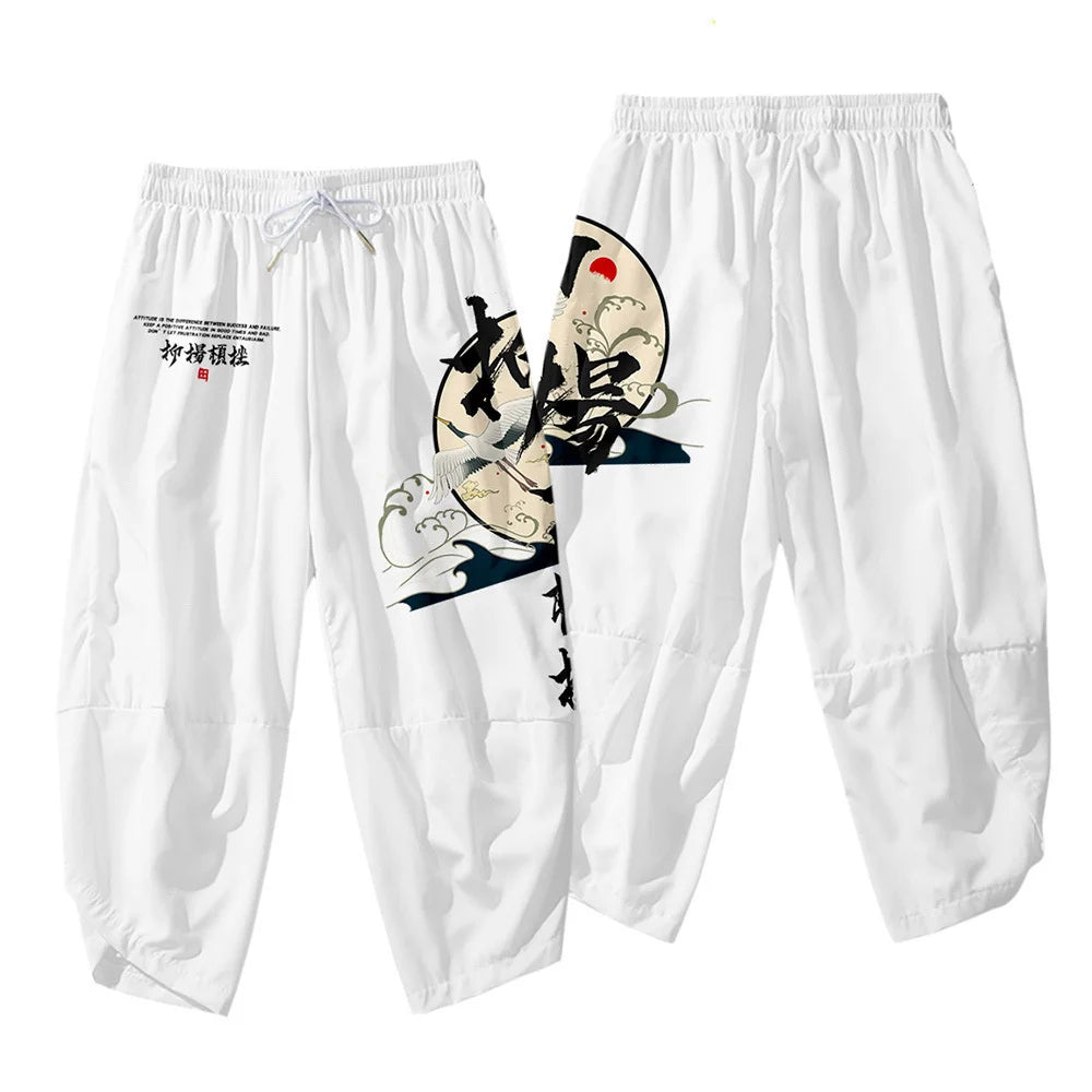 Kuro-Kimono Print Print Buddha Stones (Kimono Top not included)