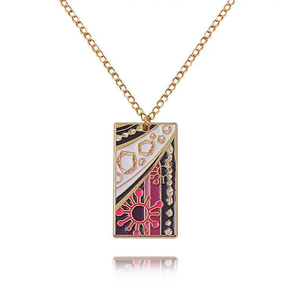 Demon Slayer Anime Peripheral Kochou Shinobu Metal Necklace Pendant Fashion Personalized Accessories Cosplay Niche Gifts