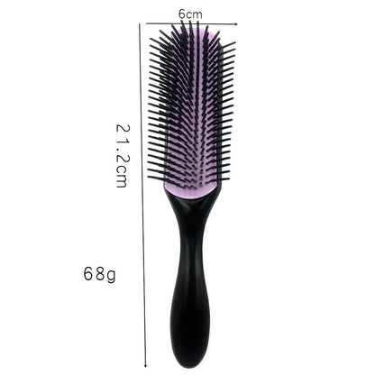 1PC 9 Rows Combs Wet Brush
