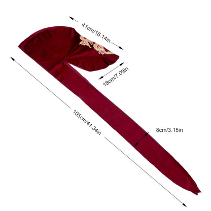 Velvet Chinese Dragon Print Durag