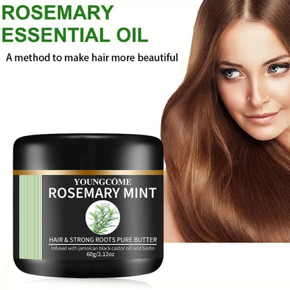Rosemary Mint Essential Oil for Hair Growth - Natural Hair Film Treatment to Strengthen & Thicken Hair 2025 New Formula 1/2set