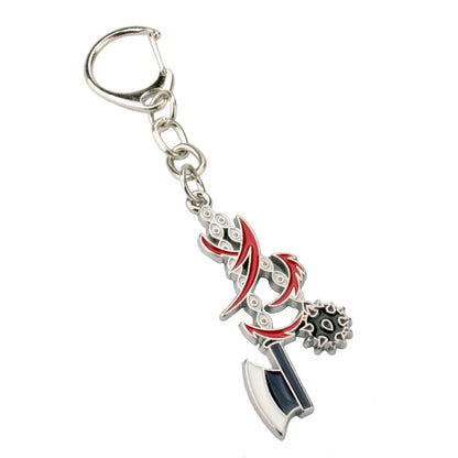 Anime Demon Slayer Kimetsu no Yaiba Keychain Anime Cosplay Sword Key Chains Metal Pendant Keyring llaveros Accessories Gifts