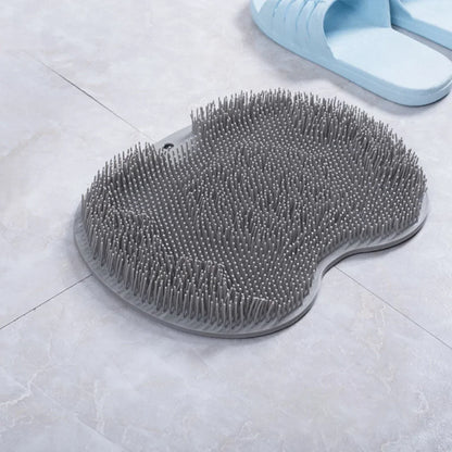 Non-slip Silicone Foot Massage Pad Shower Mat Wash Foot Pad Exfoliating Cleaning Tool Stick on any Surface